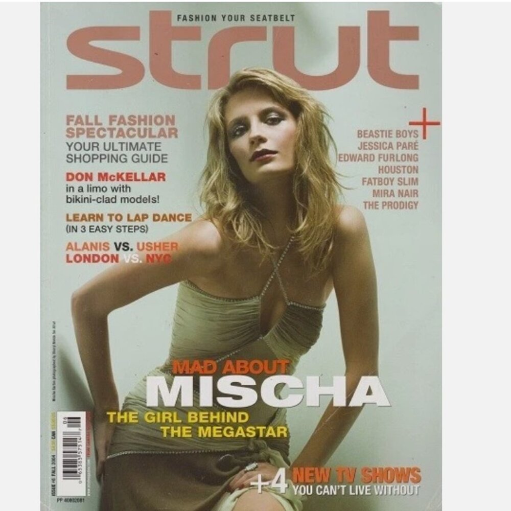 Mischa Barton STRUT magazine Fall 2004 MARIA SHARAPOVA Beastie Boy FATBOY SLIM